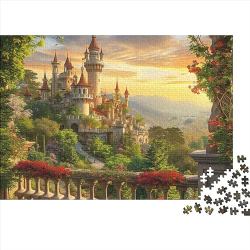 Castle Puzzle 1000 Teile Beautiful Castle Puzzle Für Kinder Herausforderungsspielzeug Farbenfrohes Puzzlespiel Ab 14 Jahren 1000pcs (75x50cm) von WWJLRLXTO