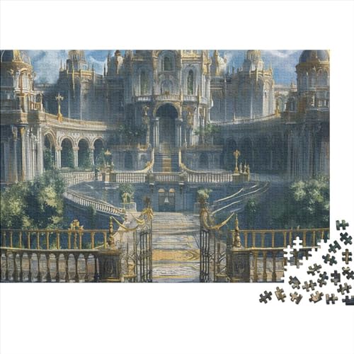 Castle Puzzle 1000 Teile Beautiful Castle Puzzle Für Kinder Herausforderungsspielzeug Lernspiel Puzzlespiel Ab 14 Jahren 1000pcs (75x50cm) von WWJLRLXTO