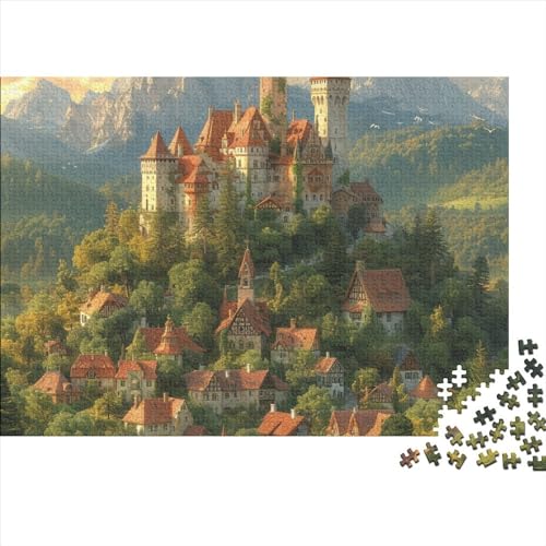 Castle Puzzles Für Erwachsene 1000 Teile Beautiful Castle Puzzle Für Erwachsene Und Kinder Herausforderungsspielzeug Farbenfrohes Puzzlespiel Ab 14 Jahren 1000pcs (75x50cm) von WWJLRLXTO