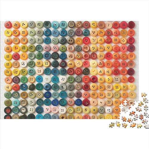 Colorful Buttons Puzzles Für Erwachsene 1000 Teile Puzzle Für Erwachsene Und Kinder Herausforderungsspielzeug Lernspiel Puzzlespiel Ab 14 Jahren 1000pcs (75x50cm) von WWJLRLXTO