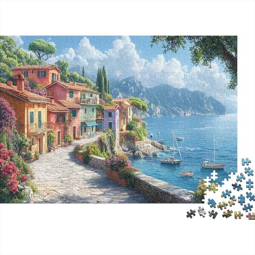 Comer See Puzzle 1000 Teile Puzzle Für Erwachsene Und Kinder Ab 14 Jahren Puzzel 1000pcs (75x50cm) von WWJLRLXTO