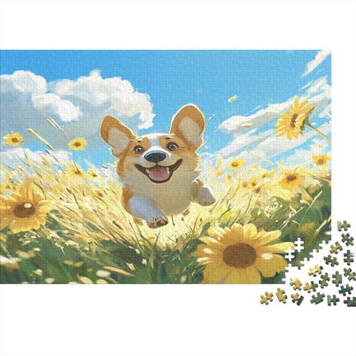 Corgi Puzzle 1000 Teile Erwachsener Kniffel Spaß Für Die Ganze Familie - Abwechslungsreiche 1000 Puzzleteilige Motive Puzzle Erwachsene, Puzzel 1000pcs (75x50cm) von WWJLRLXTO