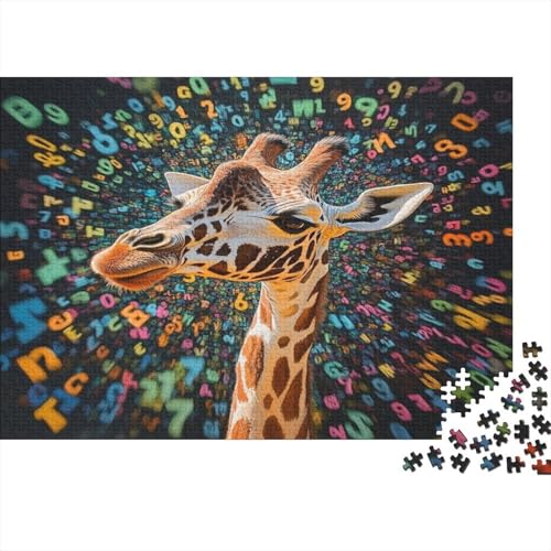 Giraffe Puzzle 1000 Teile Puzzle Für Erwachsene Und Kinder Ab 14 Jahren Puzzel 1000pcs (75x50cm) von WWJLRLXTO