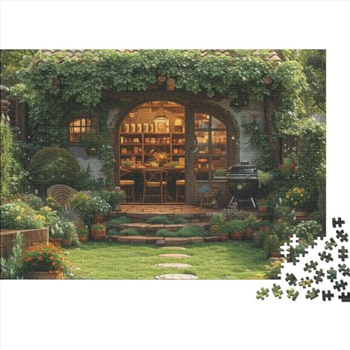 House 1000 Pieces Puzzles Impossible Puzzle, Cabin Puzzle Game, for Adults Stress Relieve Game Toy Gift for Adults and Children from 14 Years 1000pcs (75x50cm) von WWJLRLXTO