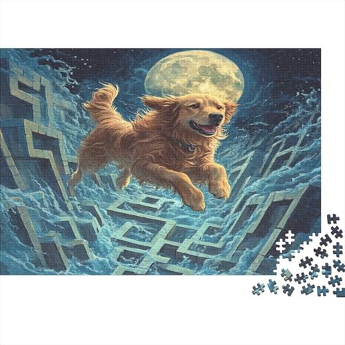 Irischer Setter Puzzle 1000 Teile Erwachsener Kniffel Spaß Für Die Ganze Familie - Abwechslungsreiche 1000 Puzzleteilige Motive Puzzle Erwachsene, Puzzel 1000pcs (75x50cm) von WWJLRLXTO