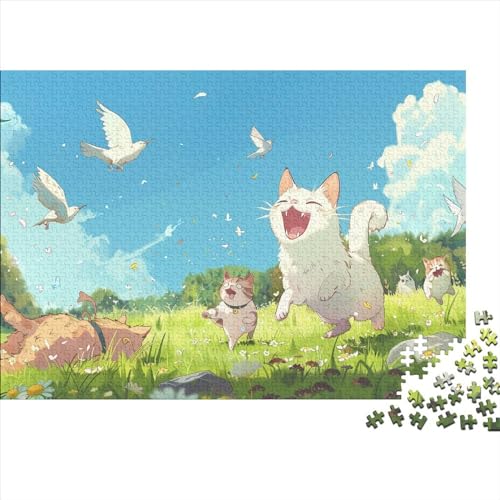 Kitten Puzzles Für Erwachsene 1000 Teile Cute Cat Puzzle Für Kinder Herausforderungsspielzeug Farbenfrohes Puzzlespiel Ab 14 Jahren 1000pcs (75x50cm) von WWJLRLXTO