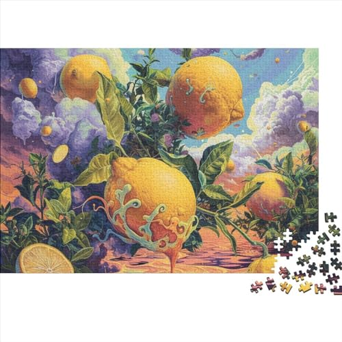 Lemon Puzzle 1000 Teile Lemon Tree Puzzle Für Kinder Herausforderungsspielzeug Farbenfrohes Puzzlespiel Ab 14 Jahren 1000pcs (75x50cm) von WWJLRLXTO