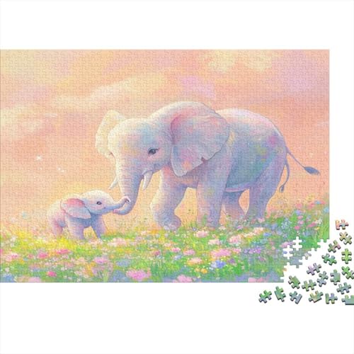 Little Elefant Puzzle 1000 Teile Puzzle Für Erwachsene Und Kinder Ab 14 Jahren Puzzel 1000pcs (75x50cm) von WWJLRLXTO