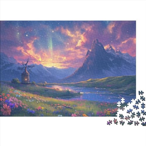 Night View 1000 Pieces, Puzzle for Adults, Art Puzzle Game, for Adults Stress Relieve Family Puzzle Game for Adults and Children from 14 Years 1000pcs (75x50cm) von WWJLRLXTO