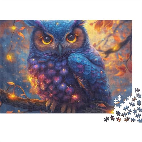 Owl Puzzles Für Erwachsene 1000 Teile Cute Owl Puzzle Für Kinder Herausforderungsspielzeug Farbenfrohes Puzzlespiel Ab 14 Jahren 1000pcs (75x50cm) von WWJLRLXTO