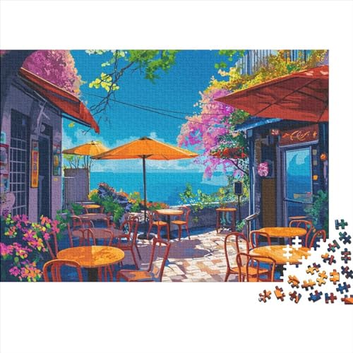 Resort Bay Puzzle 1000 + Impossible Puzzle, Art Puzzle Game, for Adults Stress Relieve Game Toy Gift for Adults and Children from 14 Years 1000pcs (75x50cm) von WWJLRLXTO