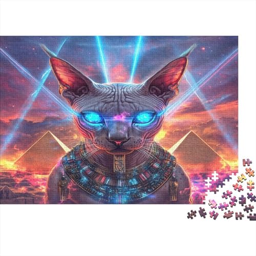 Sphinx Katze Puzzle 1000 Teile Puzzle Für Erwachsene Und Kinder Ab 14 Jahren Puzzel 1000pcs (75x50cm) von WWJLRLXTO