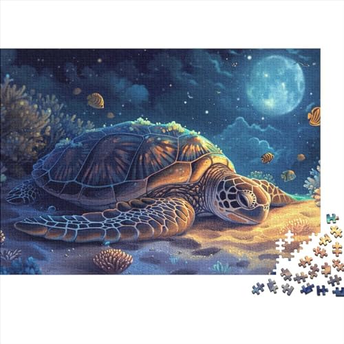 Turtle Puzzles Für Erwachsene 1000 Teile Marine Animals Puzzle Für Erwachsene Und Kinder Herausforderungsspielzeug Farbenfrohes Puzzlespiel Ab 14 Jahren 1000pcs (75x50cm) von WWJLRLXTO