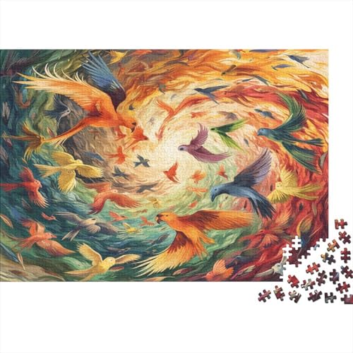 Vogel Puzzle 1000 Teile Erwachsene Puzzles Für Erwachsene Klassische Puzzles 1000 Teile Erwachsene Puzzlespiel Schwer Pädagogisches Spielzeug Erwachsene Kinder Puzzel 1000pcs (75x50cm) von WWJLRLXTO