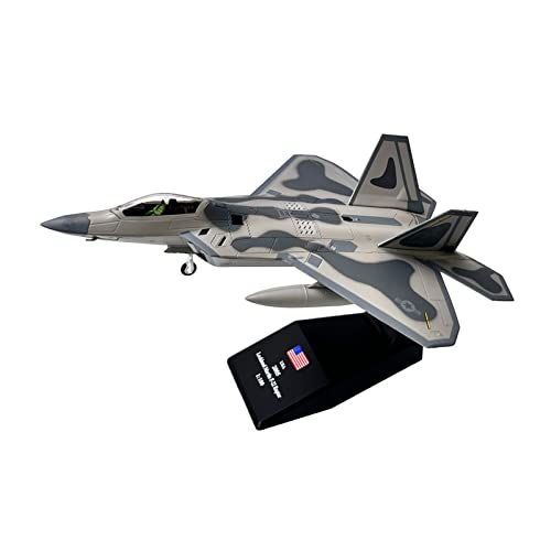 1:100 Passend für Lockheed Martin F-22 F22 Raptor Fighter Die-Cast Metall Flugzeug Modell Geschenk Flugzeugspielzeug mit Halterung 1:100 Passend für Lockheed Martin F-22 F22 Raptor Fighter Die-Cast Metall Flugzeug Modell Geschenk Flugzeugspielzeug mit Halterung von WWPIS