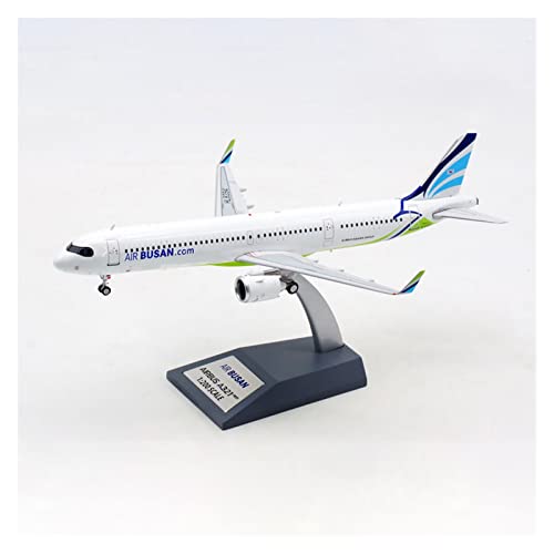 Druckgusslegierung aus Metall, geeignet für A321 Neo HL8394 Busan Air 1:200, Flugzeugmodell mit Anzeige des Flugzeug-Landezugs mit Halterung von WWPIS