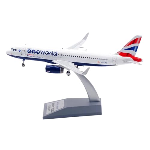Flugzeugmodell im Maßstab 1:200 für British Airways Airbus A320, Druckguss-Flugzeugmodell, Modell-Set für Flugzeug-Sammlung mit Halterung von WWPIS