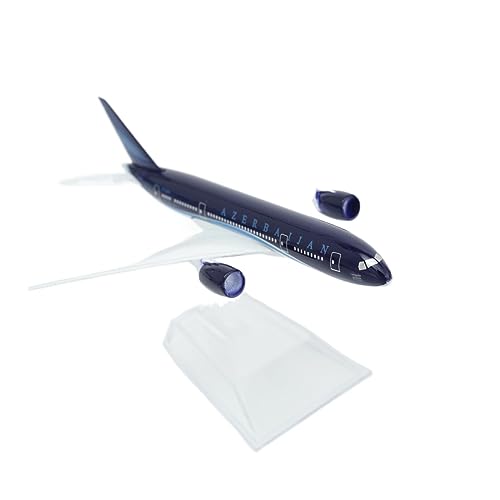 Für Boeing 787 1:400 Flugzeug aus dunkelblauer Legierung, Druckguss, Modellflugzeug, Flugzeugmodell mit Halterung Für Boeing 787 1:400 Flugzeug aus dunkelblauer Legierung, Druckguss, Modellflugzeug, Flugzeugmodell mit Halterung von WWPIS
