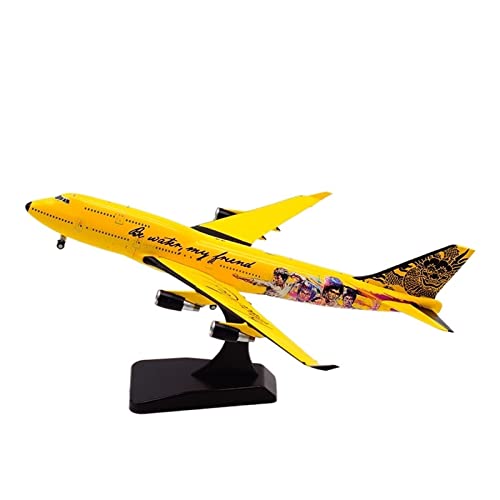 Geeignet für B747-400 1:400 Flugzeug-Legierung, Druckguss, Flugzeugmodell, maßstabsgetreu, Flugzeug-Finish, mit Halterung von WWPIS