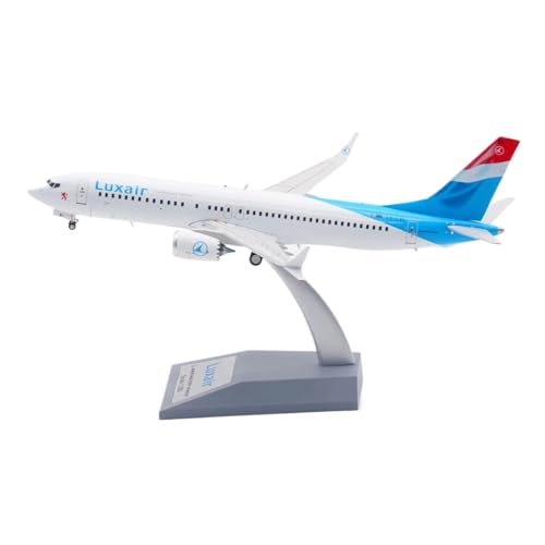 Metall-Flugzeugmodell 1:200 für LUXAIR Boeing B737-8 Max Airlines Druckguss-Flugzeugmodell mit Halterung von WWPIS