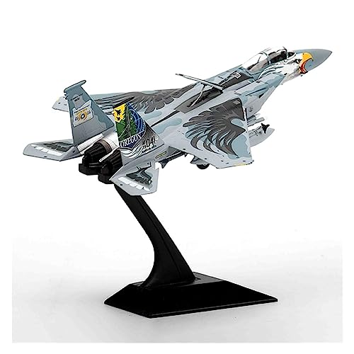 Miniatur-Flugzeug-Modellspielzeug, geeignet für F15 F-15C, Armee Luftwaffenjagd, Replik Flugzeugmodell aus druckgegossener Metalllegierung, 1/144 Flugzeug mit Halterung Miniatur-Flugzeug-Modellspielzeug, geeignet für F15 F-15C, Armee Luftwaffenjagd, Replik Flugzeugmodell aus druckgegossener Metalllegierung, 1/144 Flugzeug mit Halterung von WWPIS