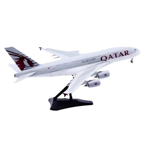 Miniatur-Flugzeugmodell aus Metall 1:200 für Qatar Airways Airbus A380, Druckgussflugzeug, Jet-Modell mit Halterung Miniatur-Flugzeugmodell aus Metall 1:200 für Qatar Airways Airbus A380, Druckgussflugzeug, Jet-Modell mit Halterung von WWPIS