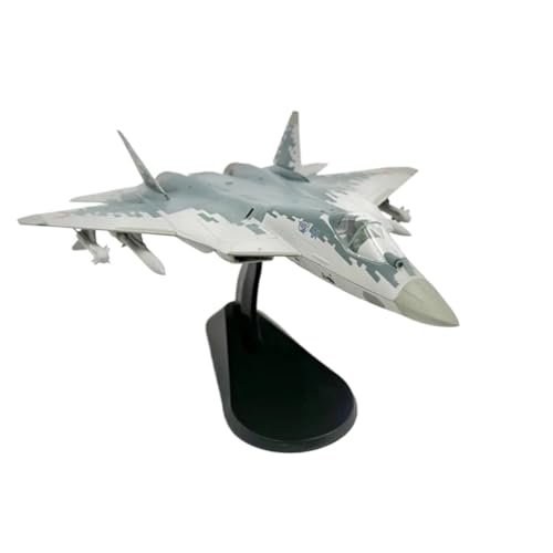 Miniatur-Flugzeugmodell im Maßstab 1/72 für die russische Luftwaffe SU-57 SU57 01 Stealth Fighter T50, Modellbausatz aus Druckguss, Fertigflugzeug mit Halterung Miniatur-Flugzeugmodell im Maßstab 1/72 für die russische Luftwaffe SU-57 SU57 01 Stealth Fighter T50, Modellbausatz aus Druckguss, Fertigflugzeug mit Halterung von WWPIS