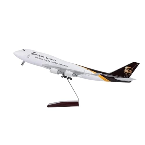 Miniatur-Flugzeugmodell im Maßstab 1:157 B747-400 für UPS Express Cargo Airlines, Replik Flugzeug aus Harz mit Druckguss-Oberfläche Flugzeug mit Halterung Miniatur-Flugzeugmodell im Maßstab 1:157 B747-400 für UPS Express Cargo Airlines, Replik Flugzeug aus Harz mit Druckguss-Oberfläche Flugzeug mit Halterung von WWPIS