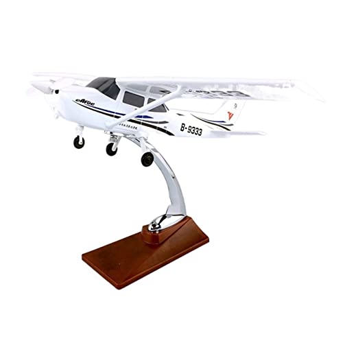 Miniatur des Flugzeugs, 1:60, geeignet für Cessna 172 Skyhawk, Modell Basis und Räder, Legierung, Flugzeug-Kollektion, Ausstellungsmodell Flugzeug mit Halterung Miniatur des Flugzeugs, 1:60, geeignet für Cessna 172 Skyhawk, Modell Basis und Räder, Legierung, Flugzeug-Kollektion, Ausstellungsmodell Flugzeug mit Halterung von WWPIS