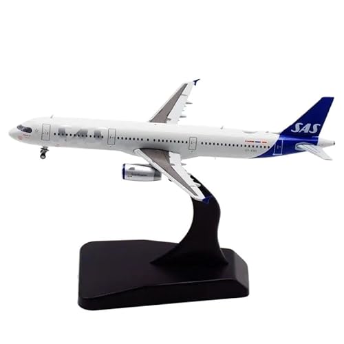 Miniatur des Flugzeugs, Flugzeugmodell aus Druckgusslegierung A321 für OY-KBH SAS Scandinavian Airlines Flugzeugmodell 1:400 mit Modellausstellung des Flugzeugs mit Halterung Miniatur des Flugzeugs, Flugzeugmodell aus Druckgusslegierung A321 für OY-KBH SAS Scandinavian Airlines Flugzeugmodell 1:400 mit Modellausstellung des Flugzeugs mit Halterung von WWPIS
