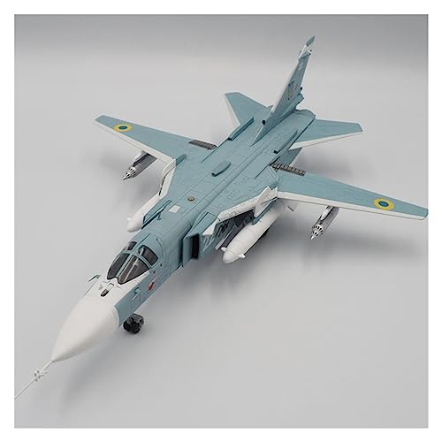 Miniatur des Flugzeugs, Modell aus Metalllegierung, druckgegossen, geeignet für 1/72 SU-24M SU24M, Modell Kampfflugzeug, Sammelspielzeug, Flugzeug mit Ständer von WWPIS