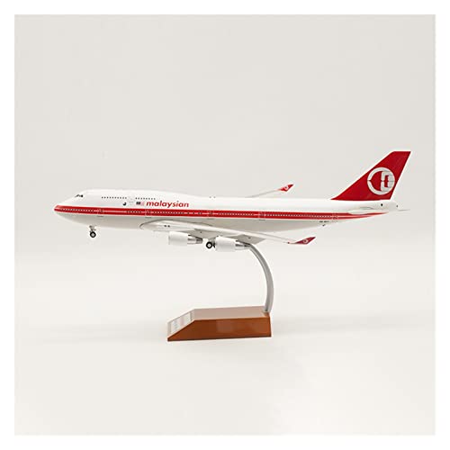 Miniatur des Flugzeugs 1:200, geeignet für 9M-MPP Malaysia Airlines Aircraft 747 B747-400, Modell mit Landungszug, Geschenk, Kollektion Flugzeug mit Halterung von WWPIS