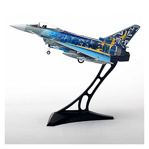 Miniatur des Flugzeugs 1:72, geeignet für EF2000, Typhoon Fighter, Spielzeugmodell Air Force Static Simulation, Modellflugzeug mit Halterung Miniatur des Flugzeugs 1:72, geeignet für EF2000, Typhoon Fighter, Spielzeugmodell Air Force Static Simulation, Modellflugzeug mit Halterung von WWPIS