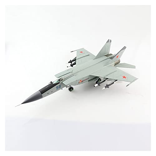 Miniatur des Flugzeugs HA5608 Mig 25, Modell 1/72, geeignet für Air Force Fulcrum MIG25 MIG-29PD, Flugzeug, Kampfflugzeug, Spielzeug mit Halterung von WWPIS