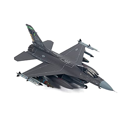 Miniatur des Flugzeugs für F-16C 1:72, Modell aus Luftfahrtflugzeug aus Legierung mit militärischem Finish, Flugzeug mit Ständer (kein Stand) von WWPIS