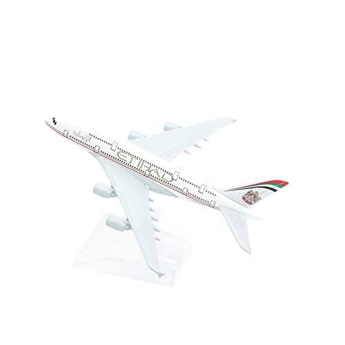 Miniatur des Flugzeugs für Kuwait Airways A380 B777 1:400, Legierungsflugzeug, Druckguss-Modell, Flugzeugmodell mit Halterung (B) von WWPIS