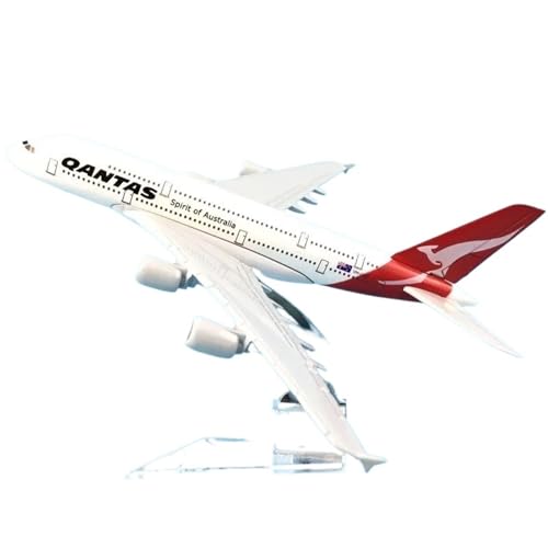 Modellflugzeug, 16 cm, Metalllegierung, für australische Qantas A380 Airlines, Flugzeug, Airbus 380 Airways, Flugzeugmodell, Modellmaßstab, Flugzeugmodell Modellflugzeug, 16 cm, Metalllegierung, für australische Qantas A380 Airlines, Flugzeug, Airbus 380 Airways, Flugzeugmodell, Modellmaßstab, Flugzeugmodell von WWPIS