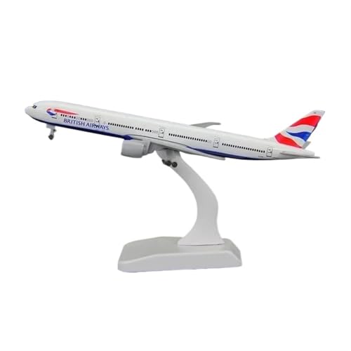 Modellflugzeug, Druckguss, 18 cm, für Flugzeugmodell B777-300, 1:400, Modell, aus Metall, British Airways, mit Halterung Modellflugzeug, Druckguss, 18 cm, für Flugzeugmodell B777-300, 1:400, Modell, aus Metall, British Airways, mit Halterung von WWPIS