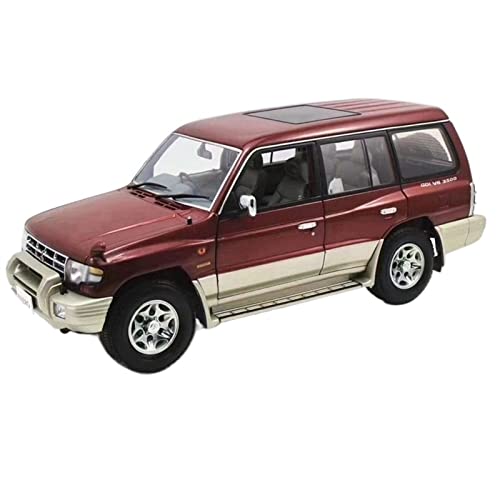 Modellrolle für Mitsubishi Pajero EVO Jeep SUV Legierung Simulation Maßstab Auto Sammlung Modell 1:18 Hardbody Fahrzeug (Farbe: 3) von WWPIS