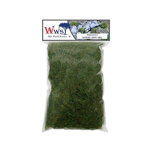 WWS War World Scenics WWScenics | 10mm Sommer Statische Grasfasern | 100g | WSG10-013 | Streugras für Modellbahn und Modellbau WWS War World Scenics WWScenics | 10mm Sommer Statische Grasfasern | 100g | WSG10-013 | Streugras für Modellbahn und Modellbau von WWS War World Scenics