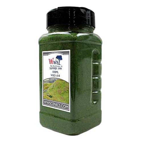 WWScenics | 1mm Sommer Statische Grasfasern | 1000ml | WSG1-018 | Streugras für Modellbahn und Modellbau WWScenics | 1mm Sommer Statische Grasfasern | 1000ml | WSG1-018 | Streugras für Modellbahn und Modellbau von WWS War World Scenics