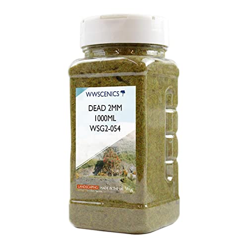 WWScenics | 2mm Abgestorbene Statische Grasfasern | 1000ml | WSG2-054 | Streugras für Modellbahn und Modellbau WWScenics | 2mm Abgestorbene Statische Grasfasern | 1000ml | WSG2-054 | Streugras für Modellbahn und Modellbau von WWS War World Scenics