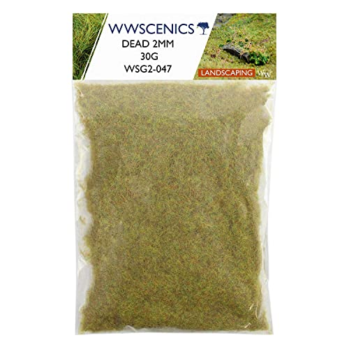 WWScenics | 2mm Abgestorbene Statische Grasfasern | 30g | WSG2-047 | Streugras für Modellbahn und Modellbau WWScenics | 2mm Abgestorbene Statische Grasfasern | 30g | WSG2-047 | Streugras für Modellbahn und Modellbau von WWS War World Scenics