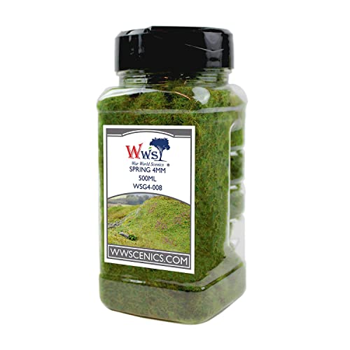 WWS War World Scenics WWScenics | 4mm Frühling Statische Grasfasern | 500ml | WSG4-008 | Streugras für Modellbahn und Modellbau WWS War World Scenics WWScenics | 4mm Frühling Statische Grasfasern | 500ml | WSG4-008 | Streugras für Modellbahn und Modellbau von WWS War World Scenics