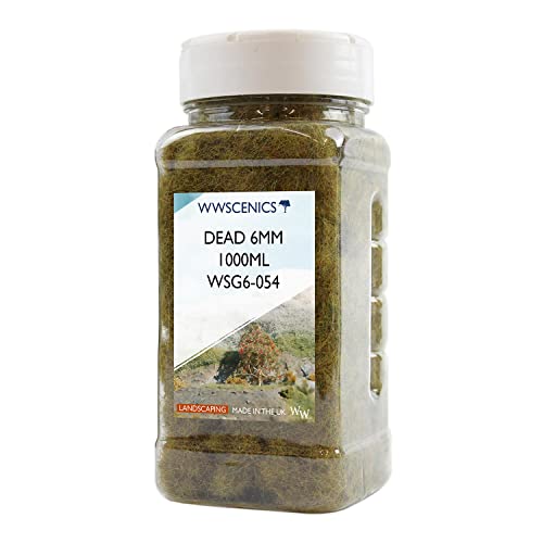 WWS War World Scenics WWScenics | 6mm Abgestorbene Statische Grasfasern | 1000ml | WSG6-054 | Streugras für Modellbahn und Modellbau WWS War World Scenics WWScenics | 6mm Abgestorbene Statische Grasfasern | 1000ml | WSG6-054 | Streugras für Modellbahn und Modellbau von WWS War World Scenics