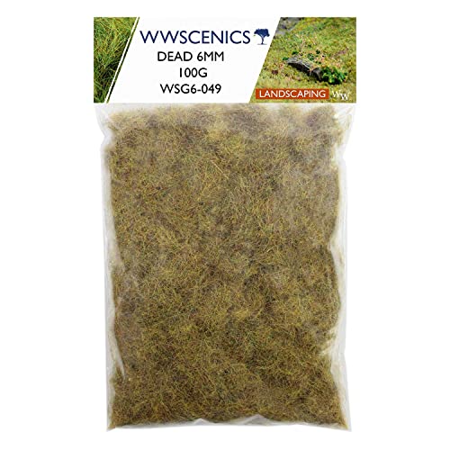 WWScenics | 6mm Abgestorbene Statische Grasfasern | 100g | WSG6-049 | Streugras für Modellbahn und Modellbau WWScenics | 6mm Abgestorbene Statische Grasfasern | 100g | WSG6-049 | Streugras für Modellbahn und Modellbau von WWS War World Scenics
