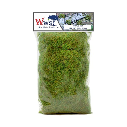 WWS War World Scenics WWScenics | 6mm Frühling Statische Grasfasern | 100g | WSG6-004 | Streugras für Modellbahn und Modellbau WWS War World Scenics WWScenics | 6mm Frühling Statische Grasfasern | 100g | WSG6-004 | Streugras für Modellbahn und Modellbau von WWS War World Scenics