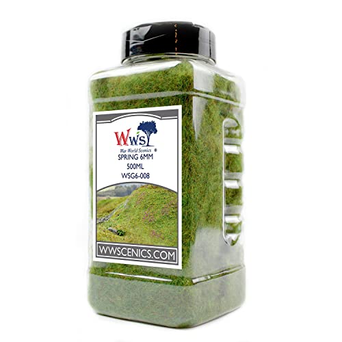 WWS War World Scenics WWScenics | 6mm Frühling Statische Grasfasern | 500ml | WSG6-008 | Streugras für Modellbahn und Modellbau WWS War World Scenics WWScenics | 6mm Frühling Statische Grasfasern | 500ml | WSG6-008 | Streugras für Modellbahn und Modellbau von WWS War World Scenics