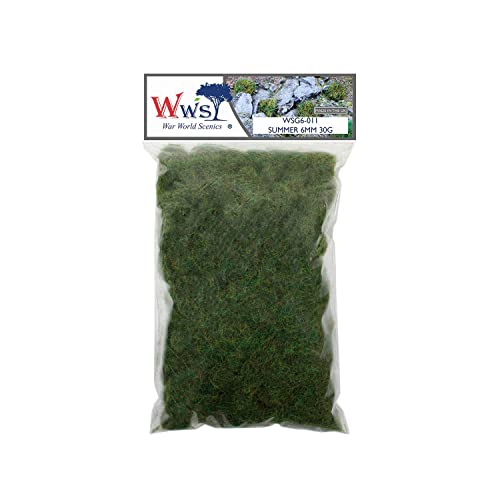 WWS War World Scenics WWScenics | 6mm Sommer Statische Grasfasern | 30g | WSG6-011 | Streugras für Modellbahn und Modellbau WWS War World Scenics WWScenics | 6mm Sommer Statische Grasfasern | 30g | WSG6-011 | Streugras für Modellbahn und Modellbau von WWS War World Scenics