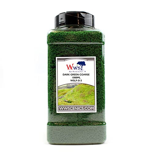 WWS War World Scenics WWScenics | Dunkelgrünes Grob-Laub Streuung 1000ml | WSFL-013 | Modellbau Materialien WWS War World Scenics WWScenics | Dunkelgrünes Grob-Laub Streuung 1000ml | WSFL-013 | Modellbau Materialien von WWS War World Scenics